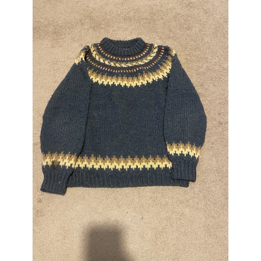 VTG The North Islander Wool Sweater HandKnitted (Measurement For Size Reference)